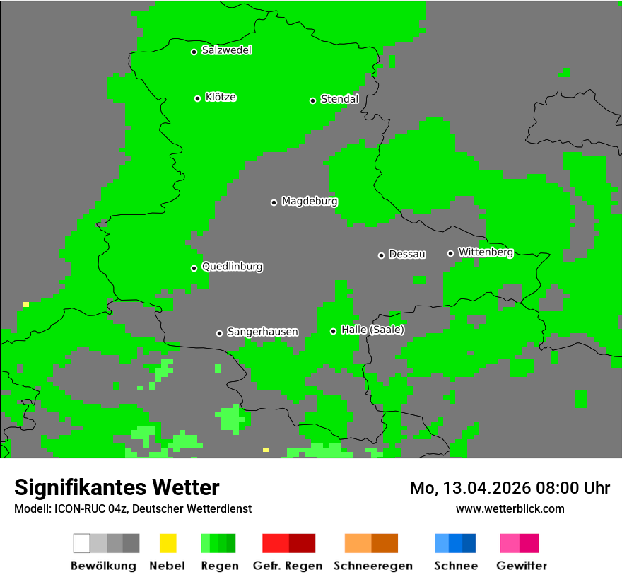 Modellkarte ICON-RUC – ww – st