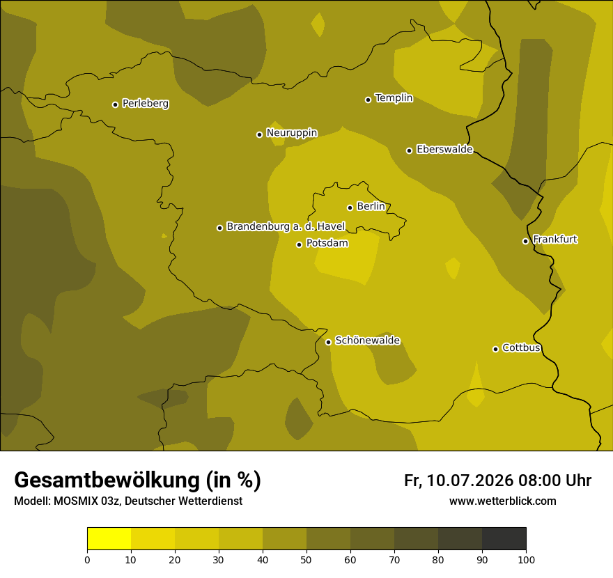 Modellkarte MOSMIX – clct – bb