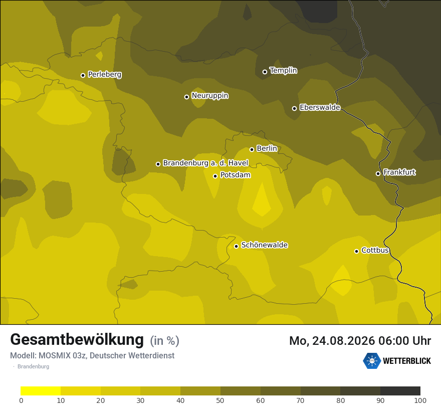 Modellkarte MOSMIX – clct – bb