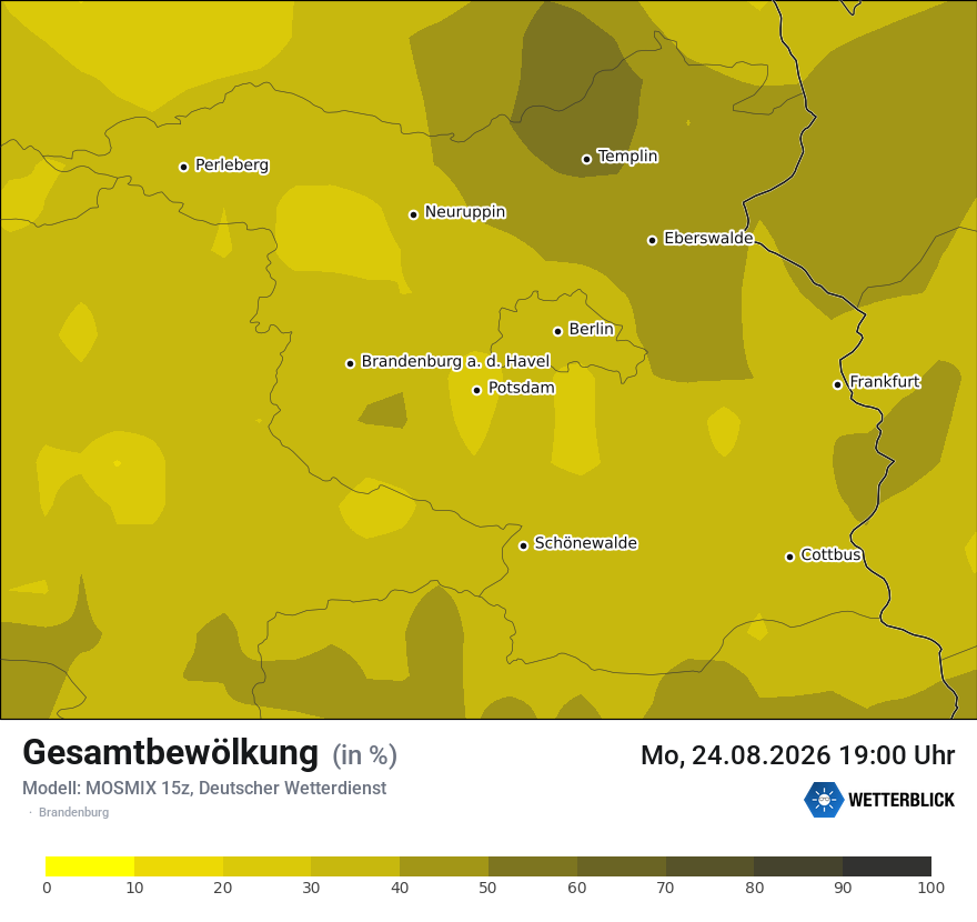 Modellkarte MOSMIX – clct – bb