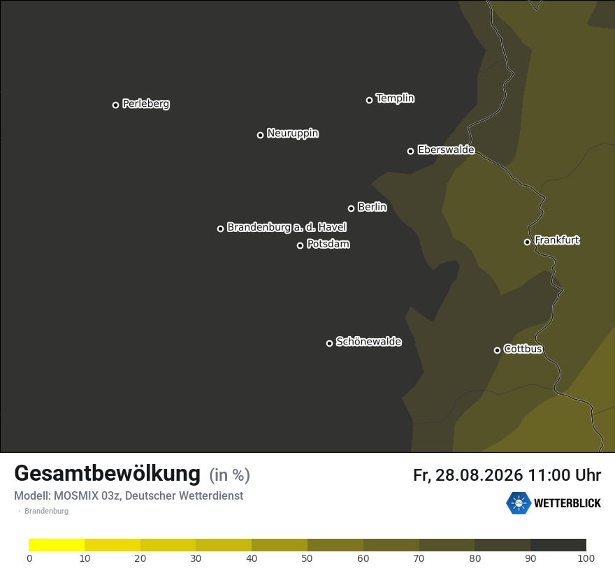 Modellkarte MOSMIX – clct – bb