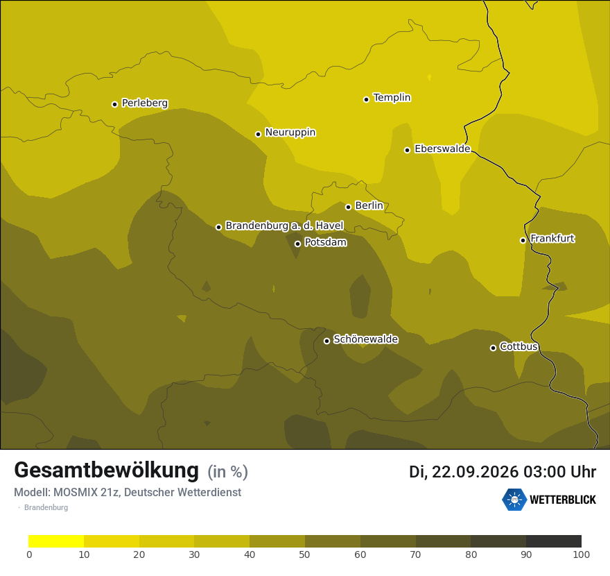 Modellkarte MOSMIX – clct – bb