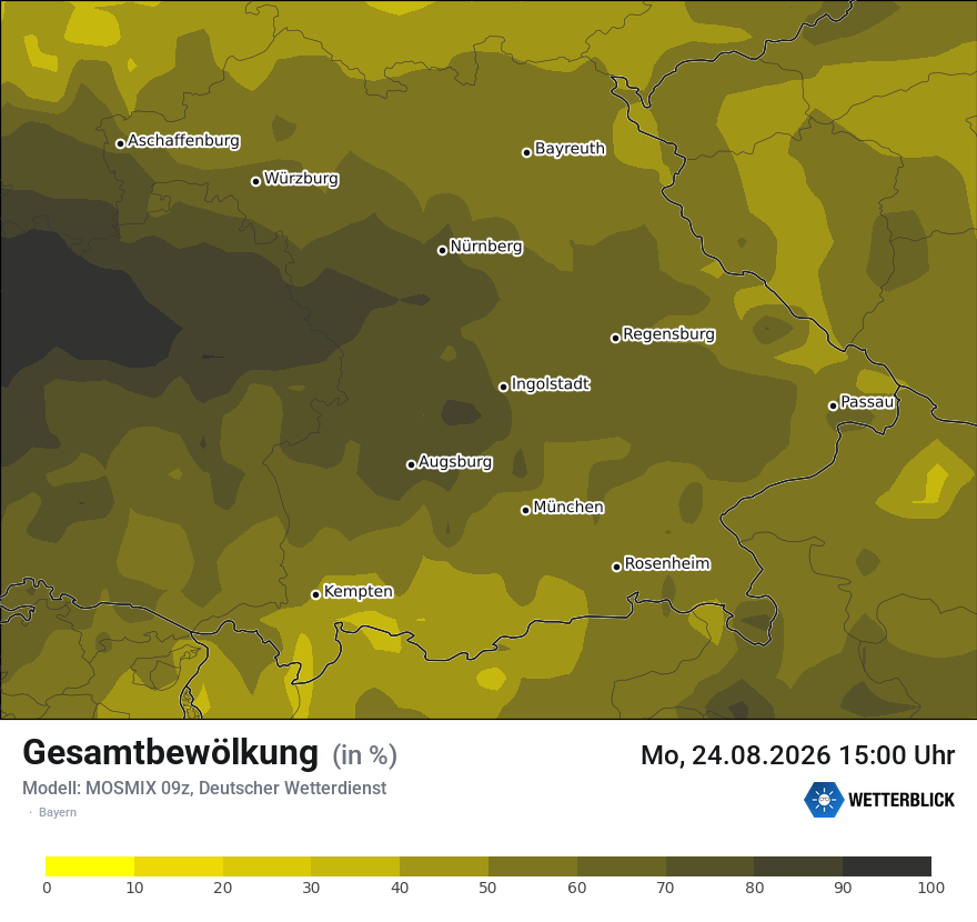 Modellkarte MOSMIX – clct – by