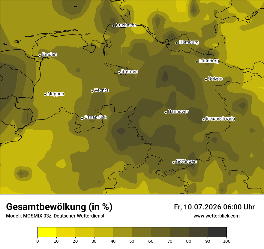 Modellkarte MOSMIX – clct – ni