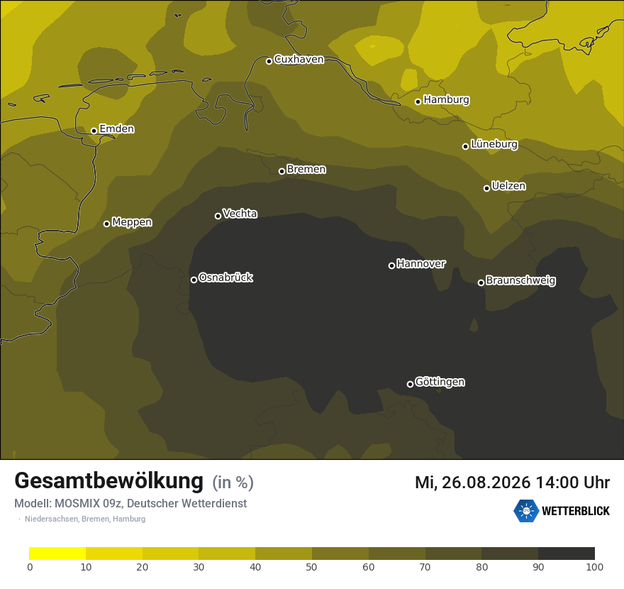 Modellkarte MOSMIX – clct – ni