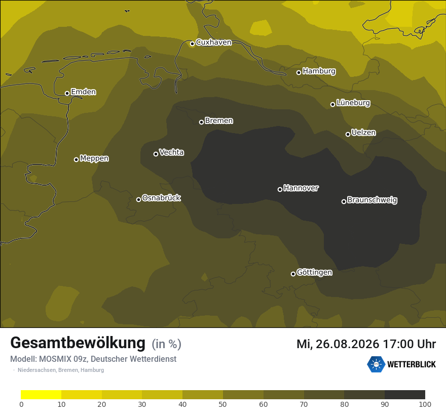 Modellkarte MOSMIX – clct – ni