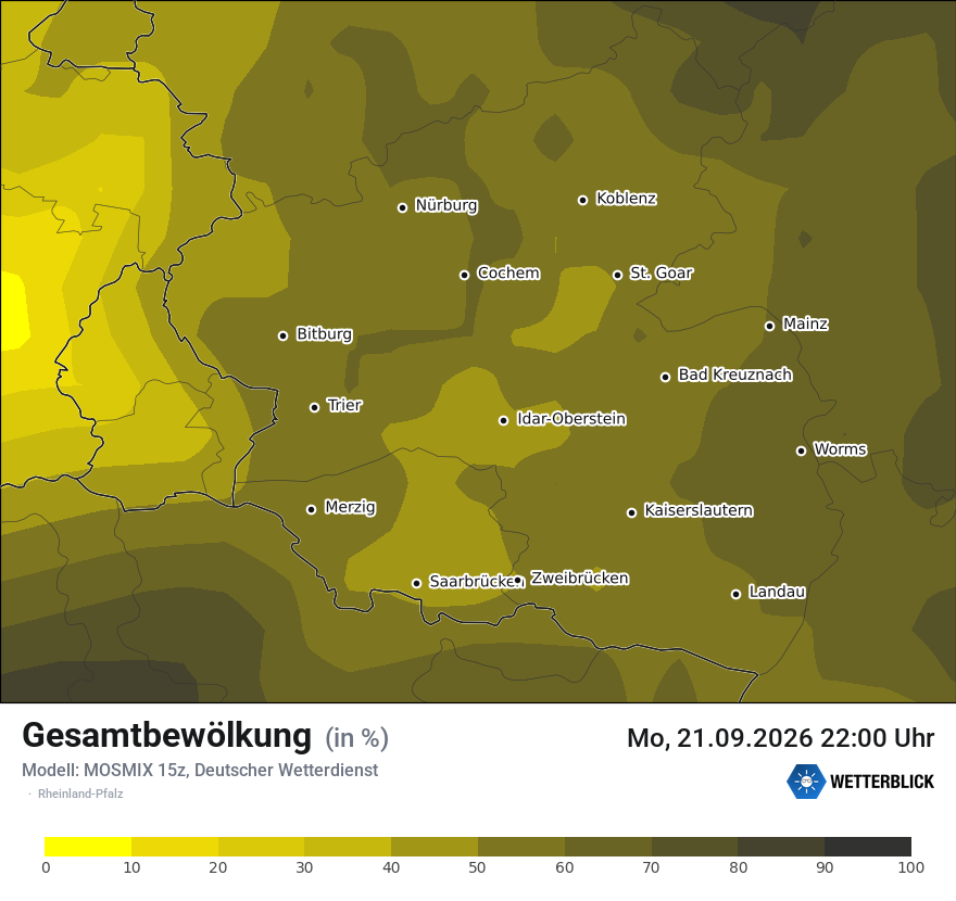 Modellkarte MOSMIX – clct – rp