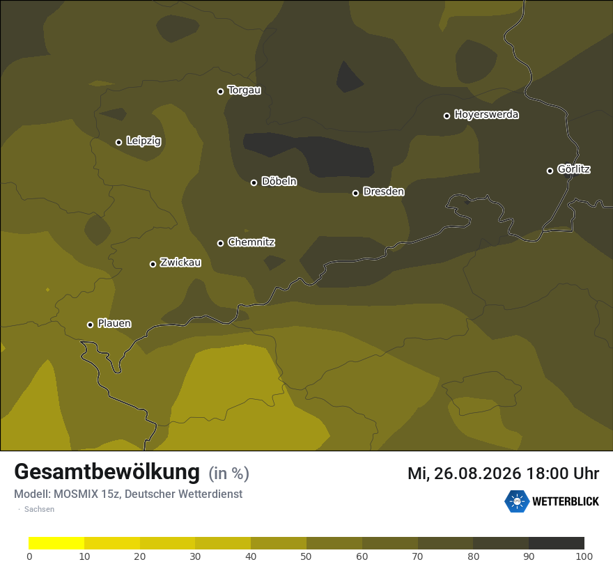 Modellkarte MOSMIX – clct – sn