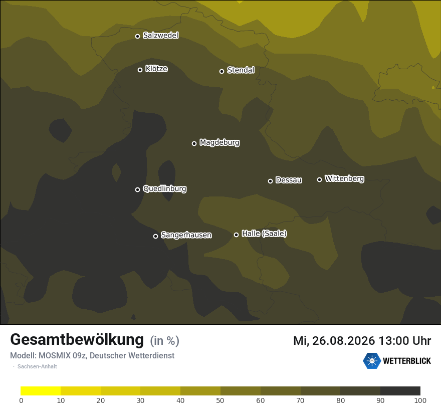 Modellkarte MOSMIX – clct – st