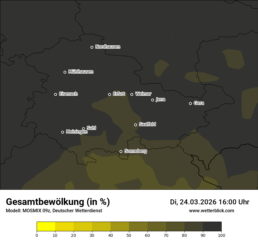 Modellkarte MOSMIX – clct – th