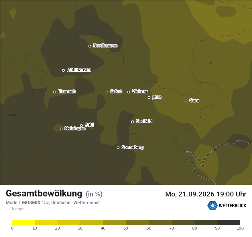 Modellkarte MOSMIX – clct – th