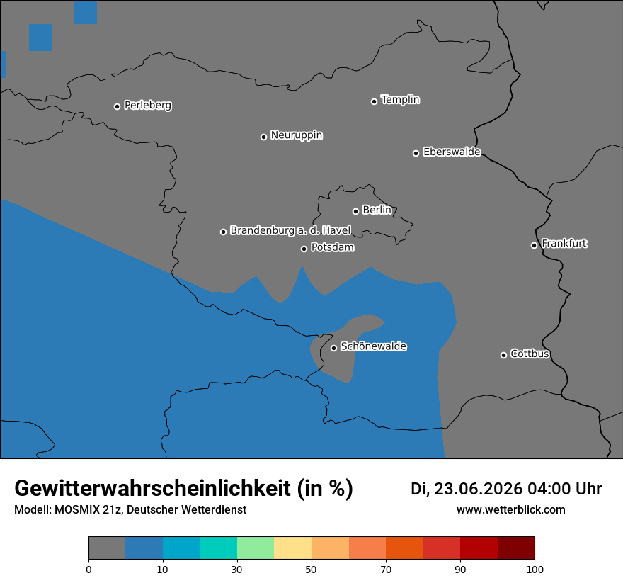 Modellkarte MOSMIX – gewitter – bb
