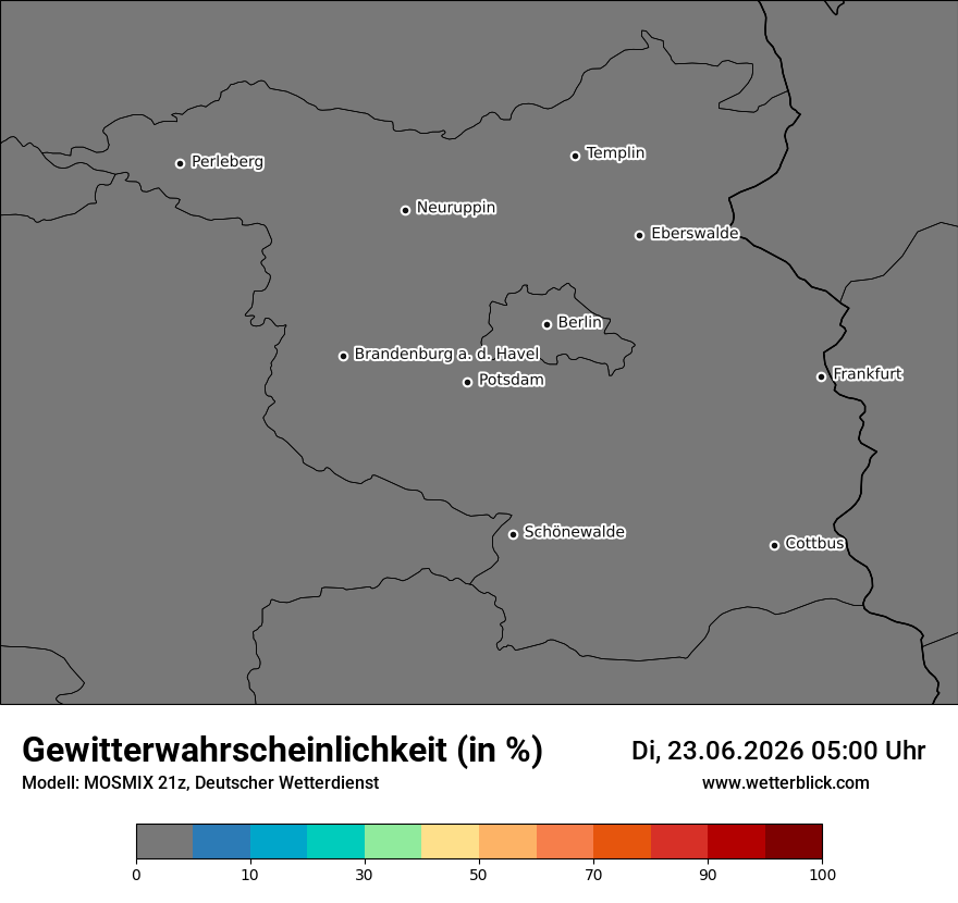 Modellkarte MOSMIX – gewitter – bb