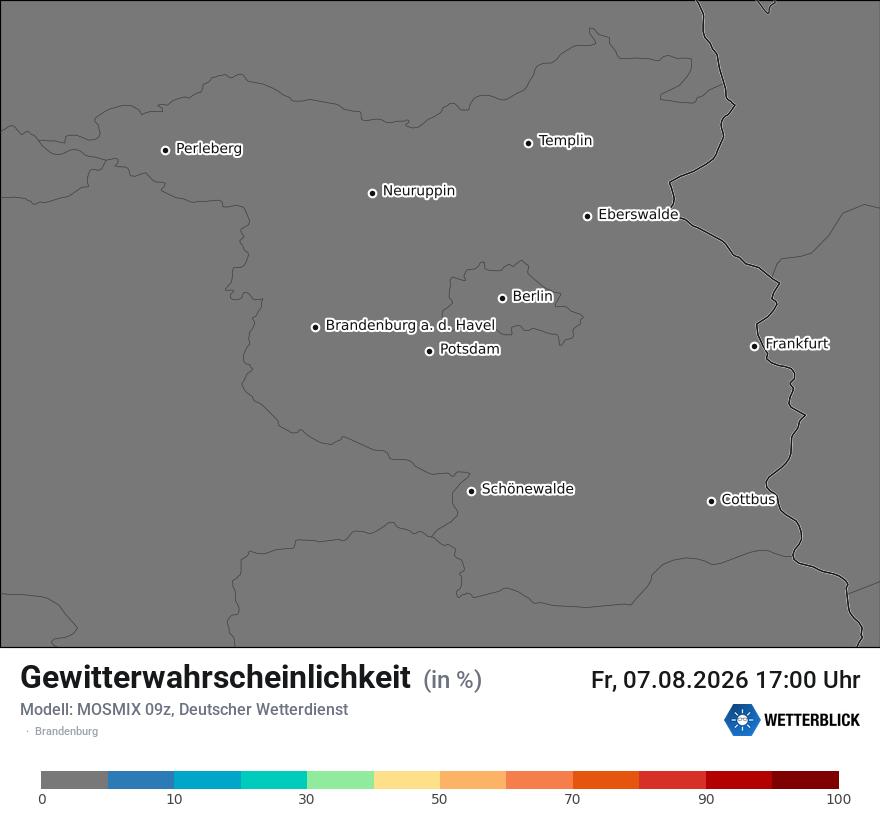 Modellkarte MOSMIX – gewitter – bb