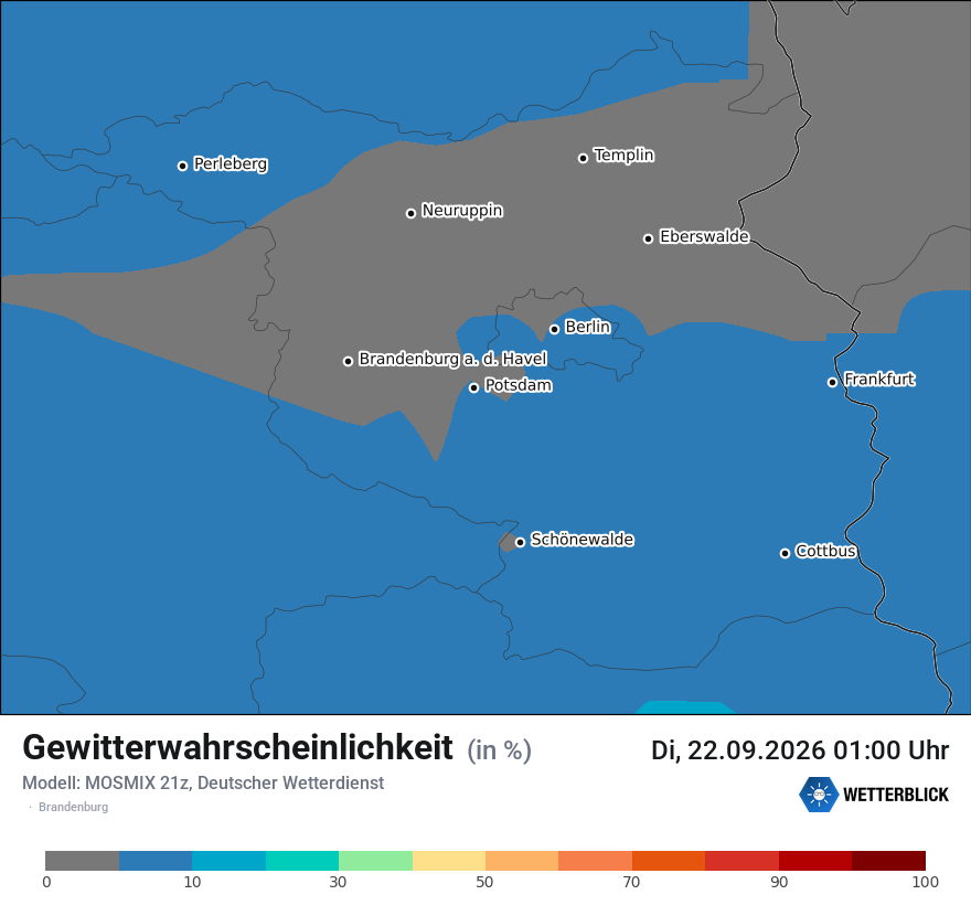 Modellkarte MOSMIX – gewitter – bb