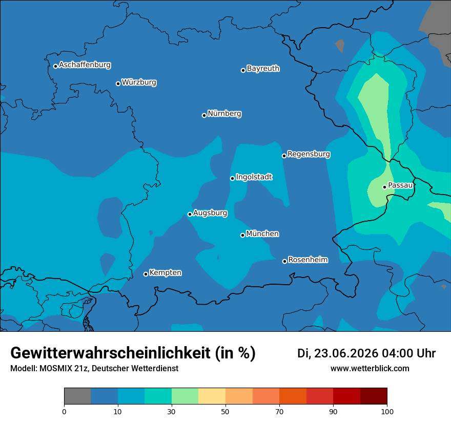 Modellkarte MOSMIX – gewitter – by