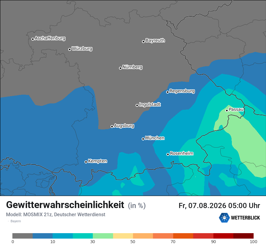 Modellkarte MOSMIX – gewitter – by