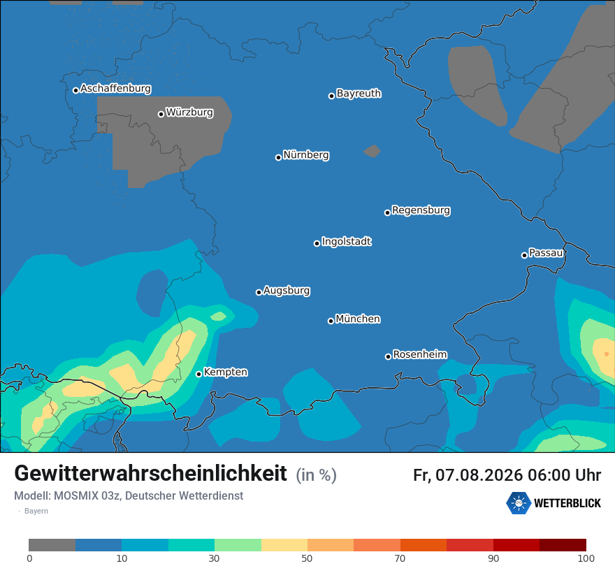 Modellkarte MOSMIX – gewitter – by