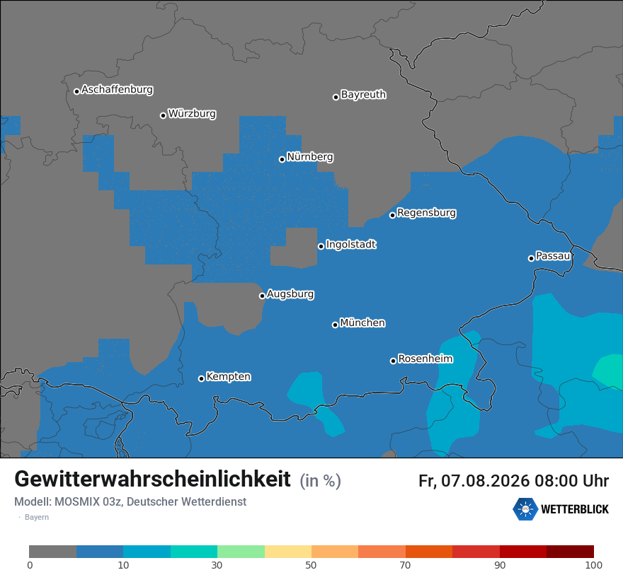 Modellkarte MOSMIX – gewitter – by