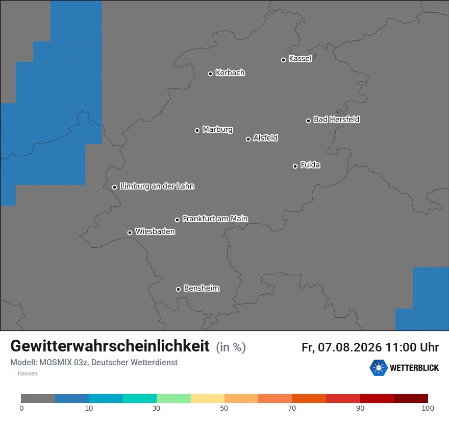 Modellkarte MOSMIX – gewitter – he
