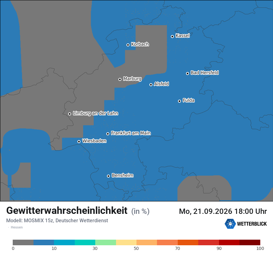 Modellkarte MOSMIX – gewitter – he