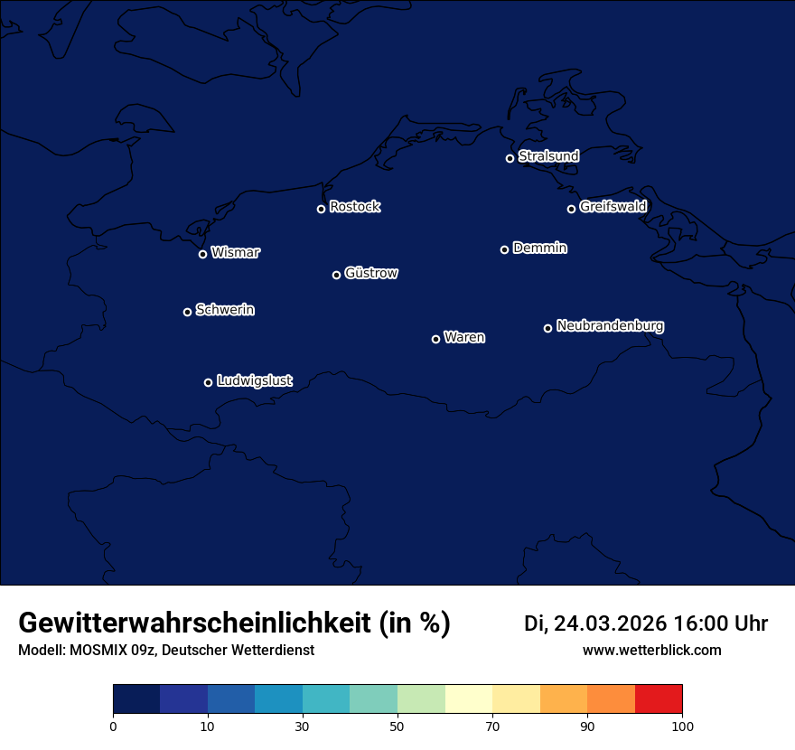 Modellkarte MOSMIX – gewitter – mv