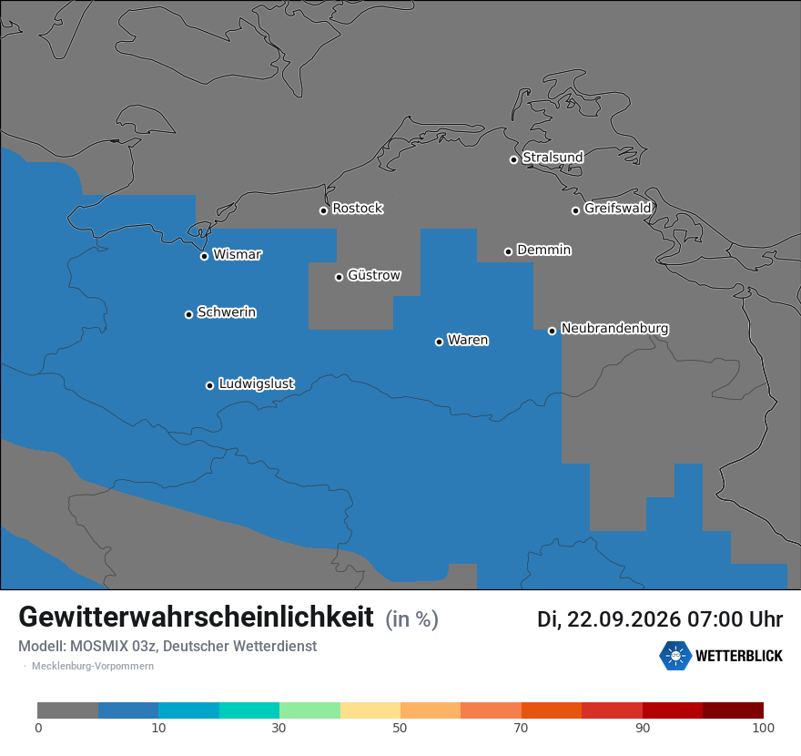 Modellkarte MOSMIX – gewitter – mv