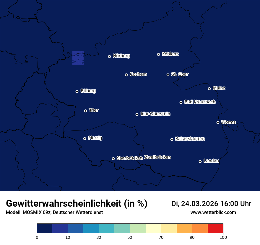 Modellkarte MOSMIX – gewitter – rp