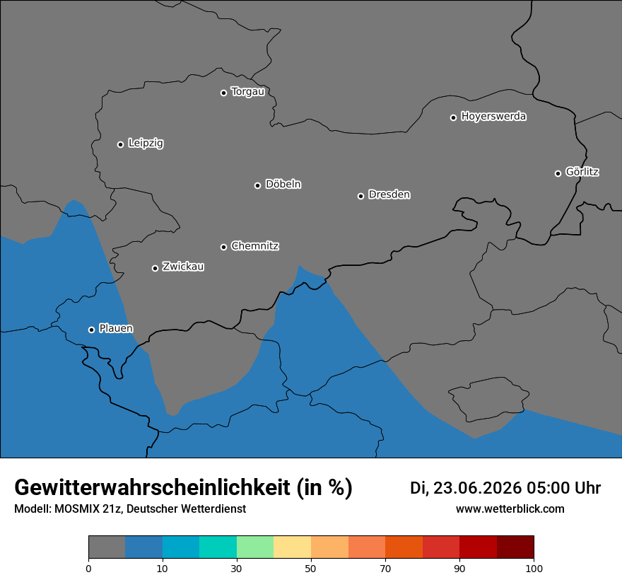 Modellkarte MOSMIX – gewitter – sn