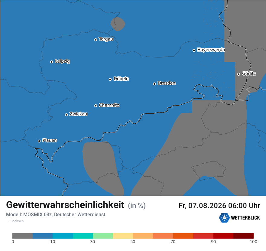 Modellkarte MOSMIX – gewitter – sn
