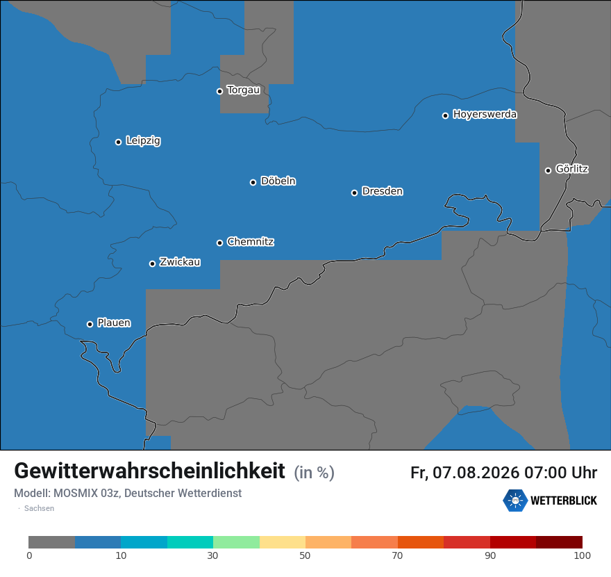 Modellkarte MOSMIX – gewitter – sn