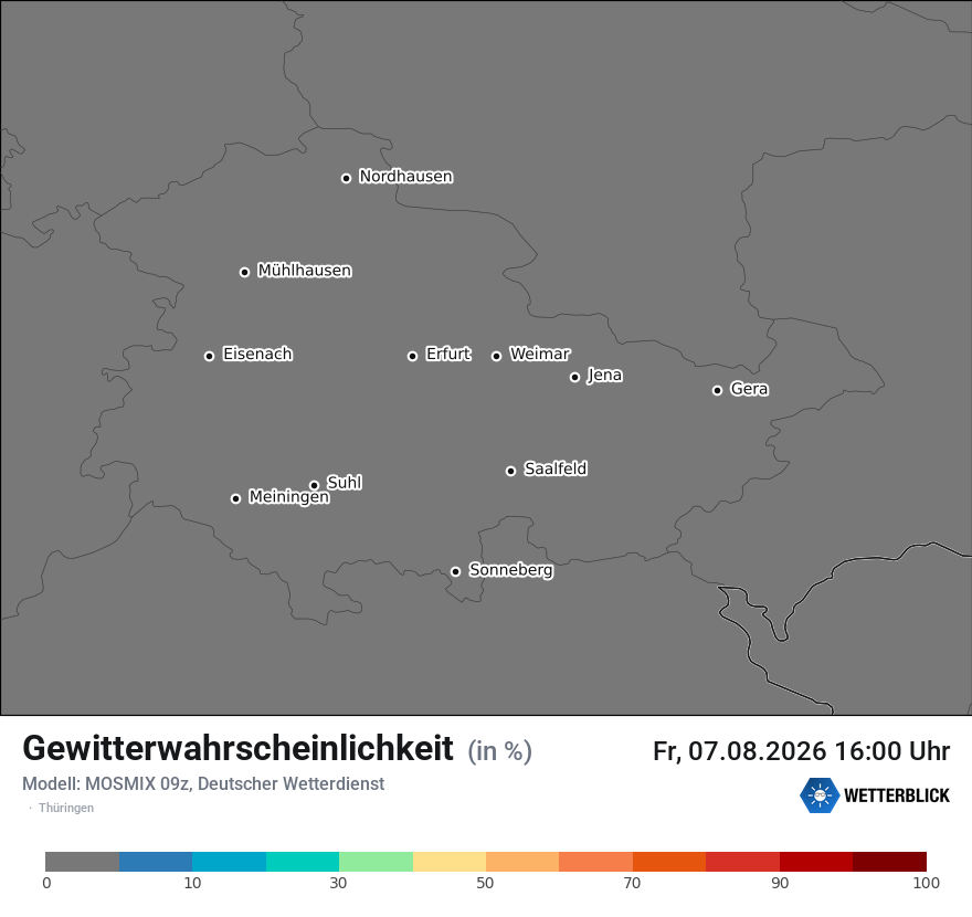 Modellkarte MOSMIX – gewitter – th