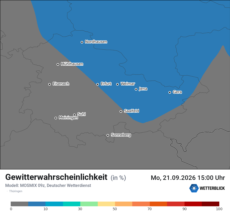Modellkarte MOSMIX – gewitter – th