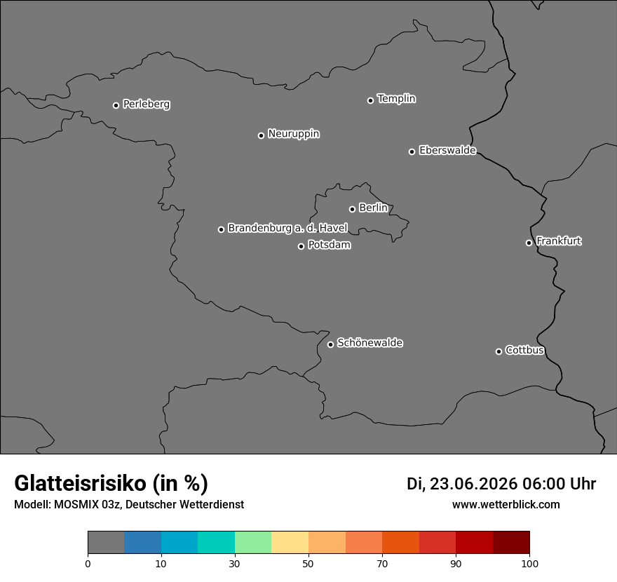 Modellkarte MOSMIX – glatteis – bb