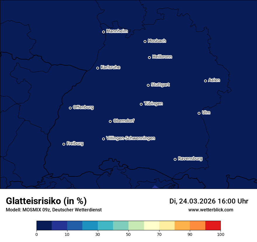Modellkarte MOSMIX – glatteis – bw