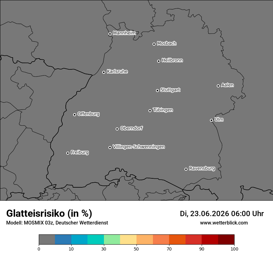 Modellkarte MOSMIX – glatteis – bw