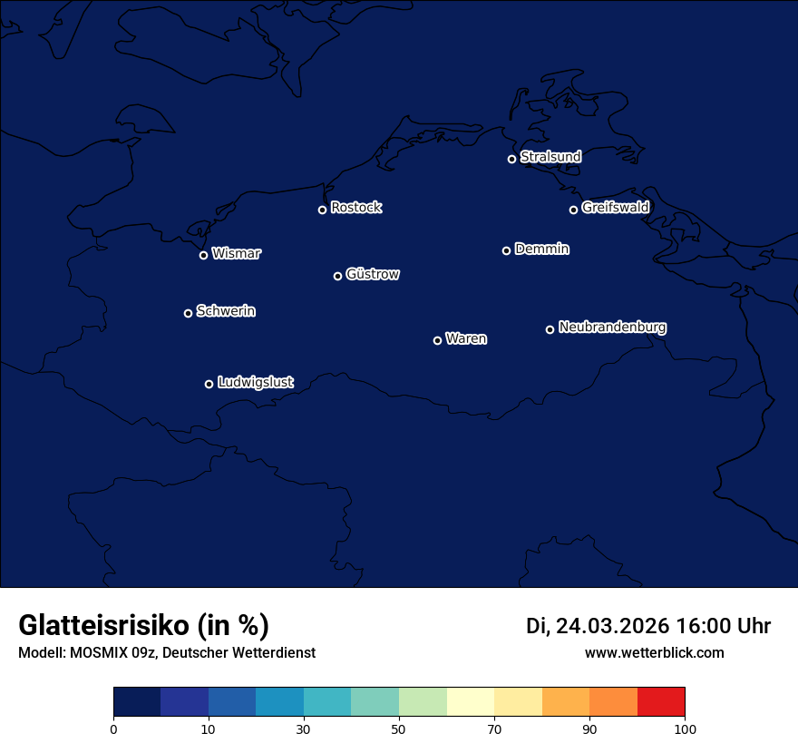Modellkarte MOSMIX – glatteis – mv