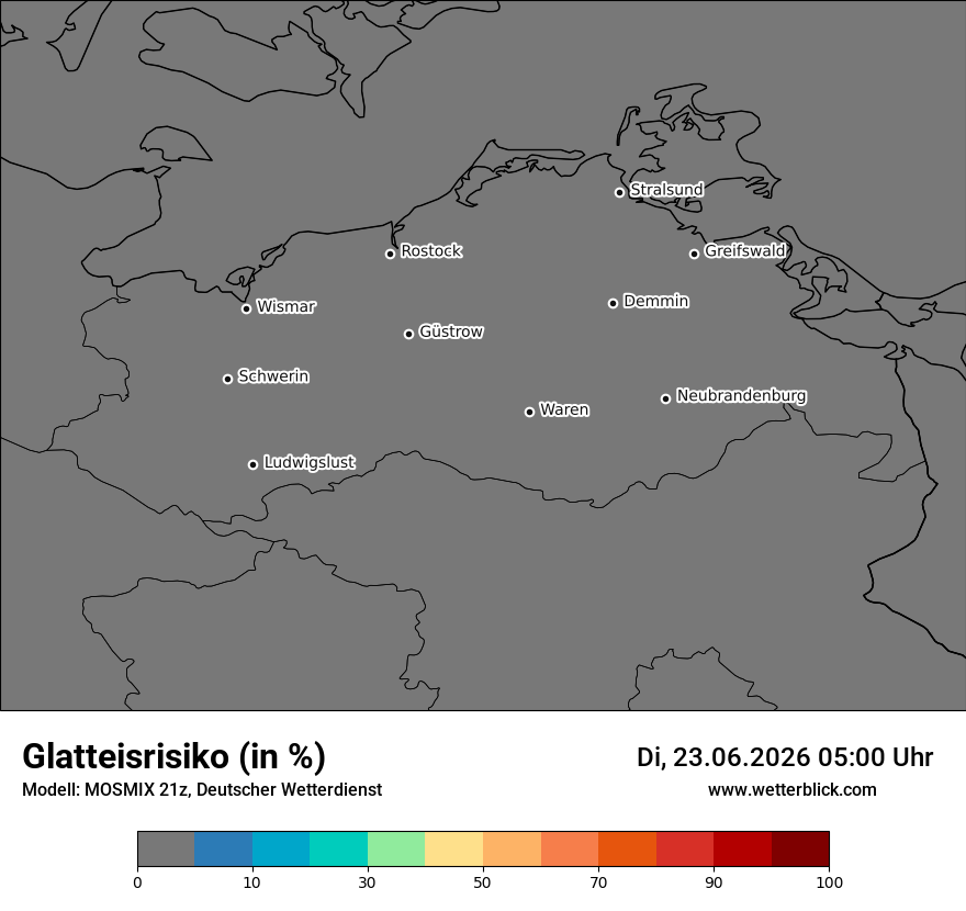 Modellkarte MOSMIX – glatteis – mv