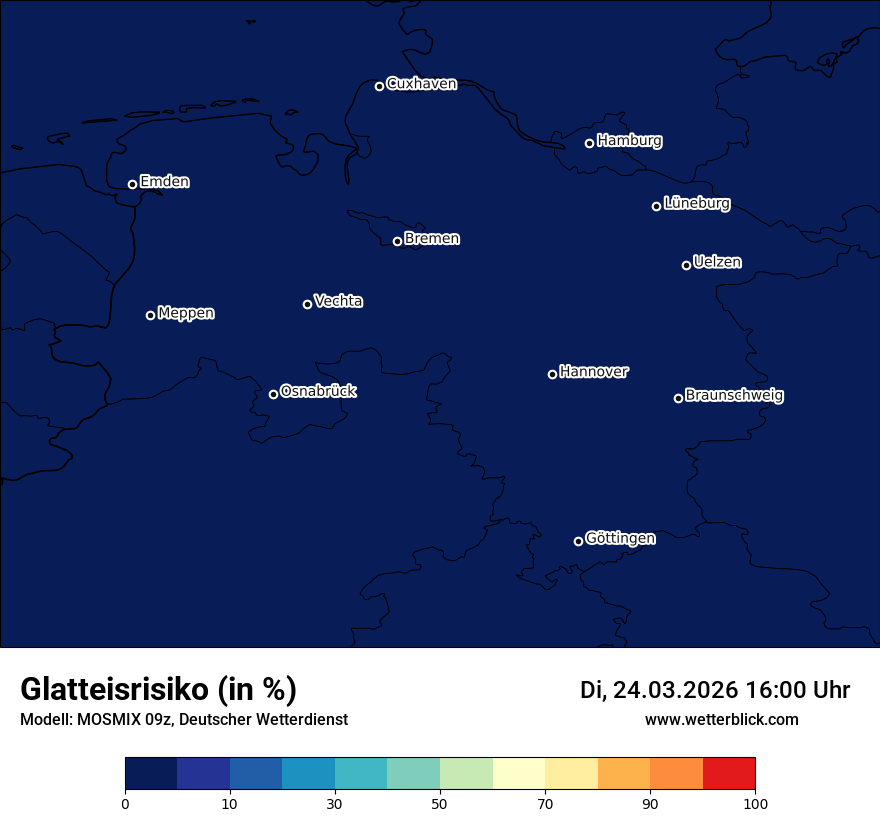 Modellkarte MOSMIX – glatteis – ni