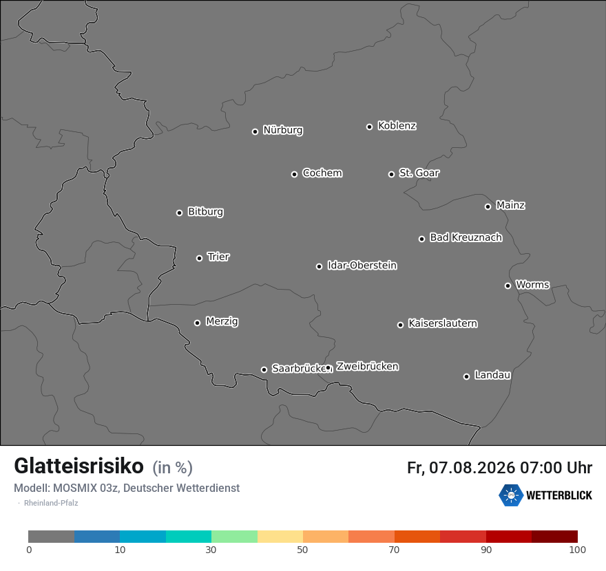 Modellkarte MOSMIX – glatteis – rp