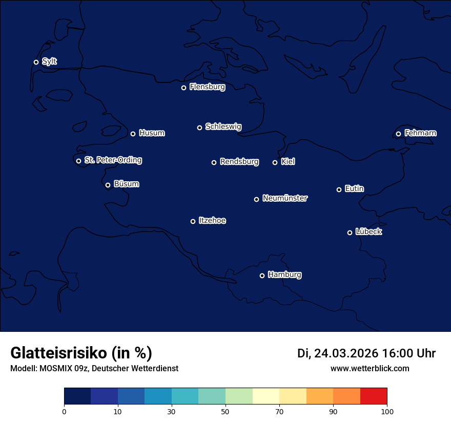 Modellkarte MOSMIX – glatteis – sh