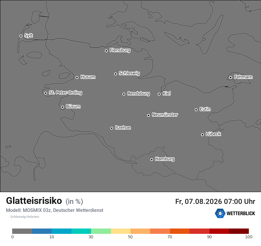 Modellkarte MOSMIX – glatteis – sh