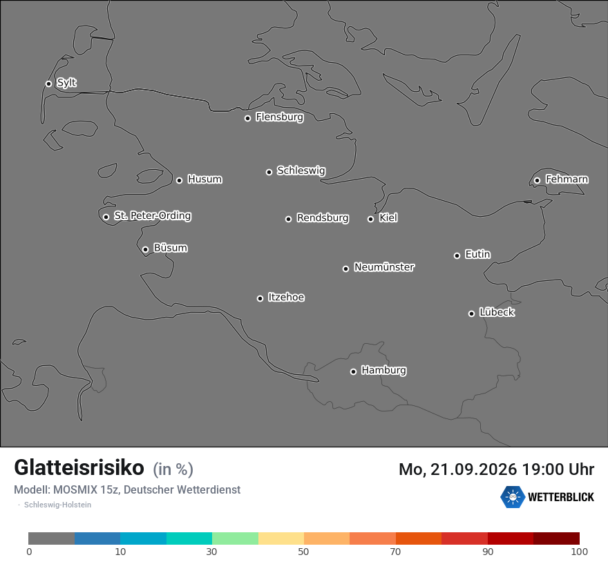 Modellkarte MOSMIX – glatteis – sh