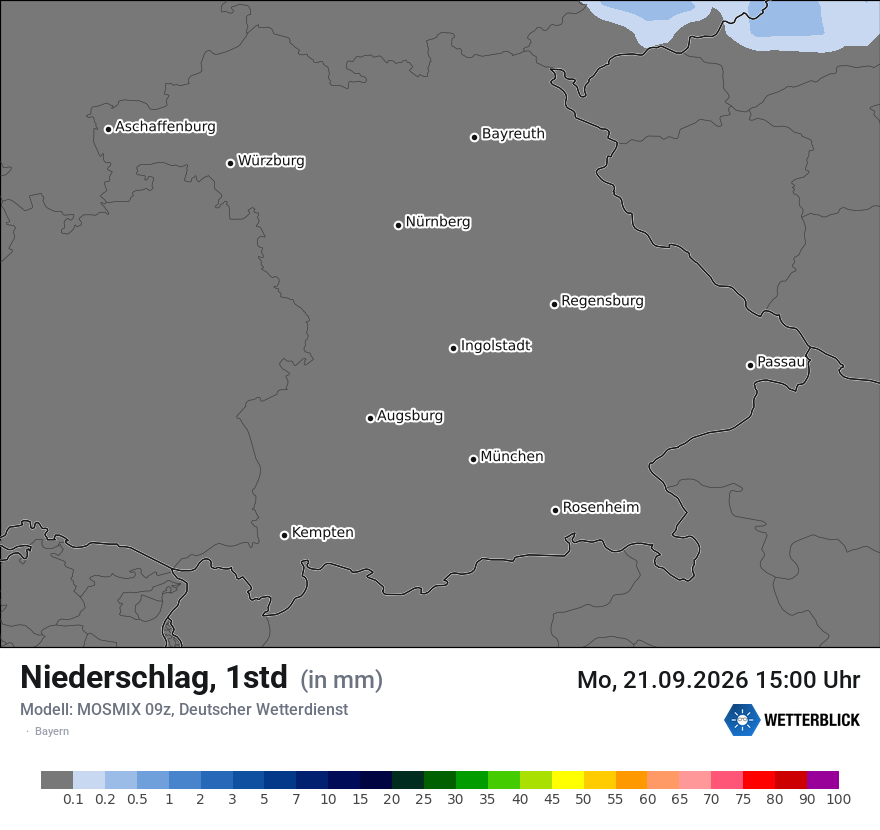 Modellkarte MOSMIX – precip – by