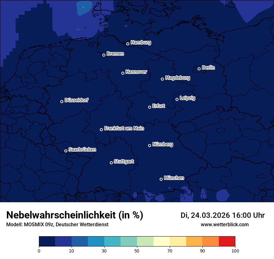 Modellkarte MOSMIX – prob_fog – deutschland