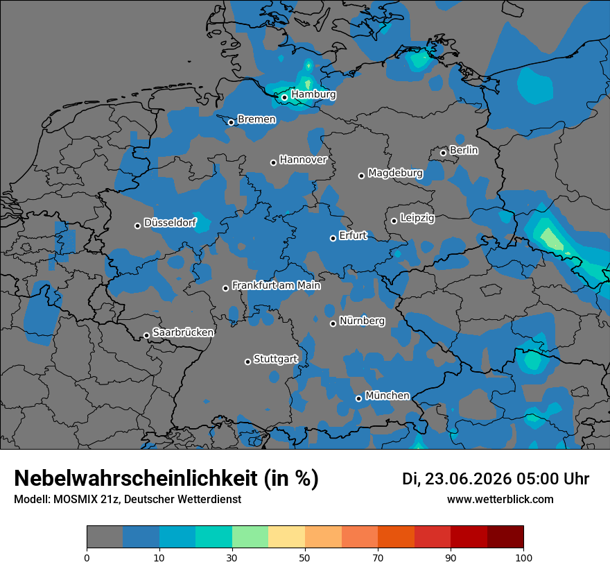 Modellkarte MOSMIX – prob_fog – deutschland