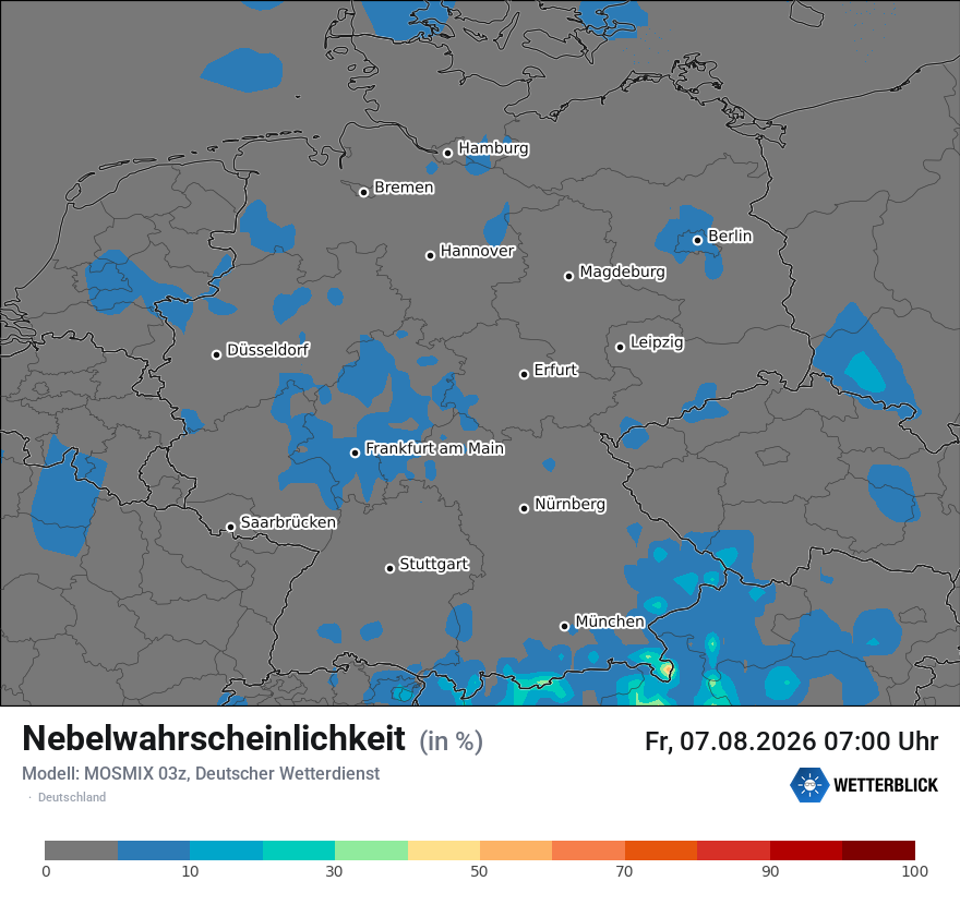 Modellkarte MOSMIX – prob_fog – deutschland