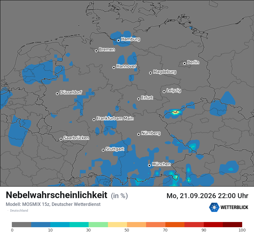 Modellkarte MOSMIX – prob_fog – deutschland