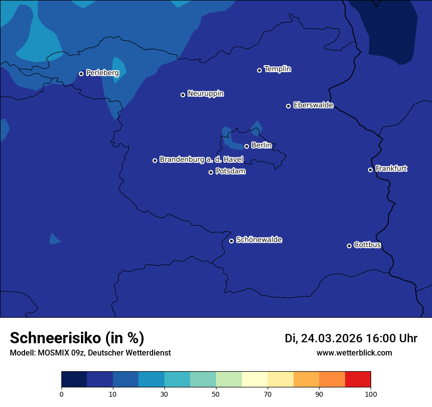 Modellkarte MOSMIX – schnee – bb