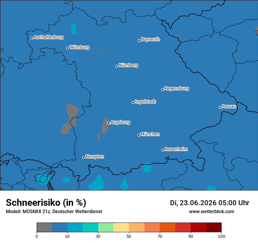 Modellkarte MOSMIX – schnee – by